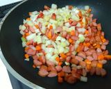 超簡単！ウインナー野菜丼☆作り方4写真