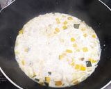鶏ハムとかぼちゃのミルクリゾット作り方4写真