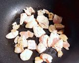 島豆腐と豆苗のチャンプルー作り方2写真