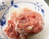 全てレンジ梅肉ソース味豚平焼き風作り方6写真