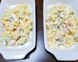 簡単❗残ったマカロニサラダのグラタン作り方3写真