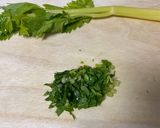 鳥つくねとセロリのしょうがスープ作り方1写真