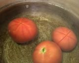 菜の花とフレッシュトマトのパスタ。作り方1写真
