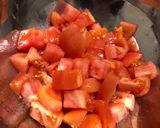 菜の花とフレッシュトマトのパスタ。作り方2写真