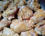 味付け粉付けもフライパンでパリパリチキン作り方7写真