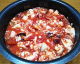 炊飯器でタコと缶詰で簡単パエリヤ気分作り方4写真