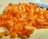 雪下人参と野沢菜で混ぜご飯作り方1写真