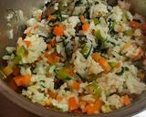 雪下人参と野沢菜で混ぜご飯作り方5写真