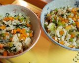 雪下人参と野沢菜で混ぜご飯作り方6写真