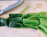 簡単！焼き海苔が決め手✨小松菜のナムル風作り方3写真