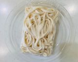レンジで簡単！秒で汁なし坦々うどん作り方1写真