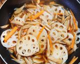 子どもも大好き!蓮根牛蒡人参のきんぴら作り方4写真