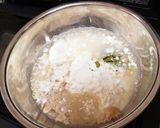 べにふうき de 葱盛りお好み焼き風パン作り方1写真