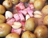 新じゃがと厚切りベーコンの甘辛醤油作り方4写真