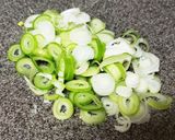 べにふうき de 葱盛りお好み焼き風パン作り方5写真
