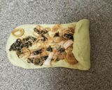 べにふうき de 葱盛りお好み焼き風パン作り方10写真