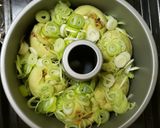 べにふうき de 葱盛りお好み焼き風パン作り方15写真