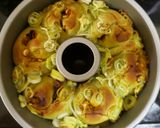 べにふうき de 葱盛りお好み焼き風パン作り方17写真