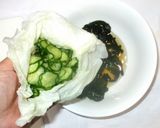 キュウリとワカメの酢の物♪簡単三杯酢で作り方8写真