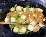 ノカンゾウと厚揚げのにんにく味噌炒め作り方5写真