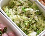蒸し焼き春キャベツのチーズサラダ作り方3写真