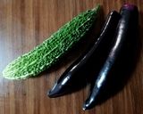 ゴーヤと茄子と豚肉の味噌チャンプルー*･作り方1写真