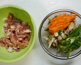 簡単！舞茸の白だし肉炒め作り方1写真