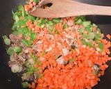 鯖と紫蘇の炒飯作り方2写真
