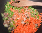 鯖と紫蘇の炒飯作り方2写真
