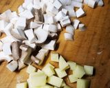 スープにレタス～春野菜バージョン＊＊＊作り方1写真
