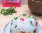 うめこ＊クレソン＊枝豆＊胡桃のおむすび作り方10写真
