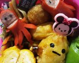 今日のキャラ弁(シロクマすみっこぐらし)作り方3写真