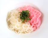 お祝いに♪こんにゃく麺の紅白マリネ作り方5写真