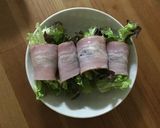 レンジで簡単サニーレタスのベーコン巻き作り方3写真