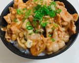 豚バラキムチーズ丼作り方6写真
