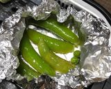 スナップエンドウのホイル焼き作り方3写真