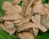 鶏のワサビ漬和え作り方5写真