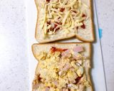 ポテトサラダでホットサンド作り方2写真