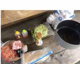 山ごはんで野菜盛り沢山!和風スープパスタ作り方1写真