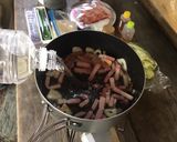 山ごはんで野菜盛り沢山!和風スープパスタ作り方4写真