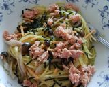 超簡単！お茶づけ海苔とツナパスタ作り方4写真