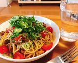 SHIORIレシピ備忘サバ味噌缶パスタ作り方3写真