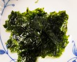 レンジにらと長芋の韓国のり梅肉和え作り方5写真