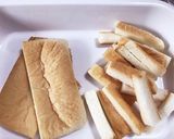 ☆パンの耳でバターかりんとう☆作り方1写真