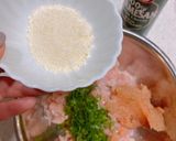 鶏むね肉で大葉明太つくね作り方2写真