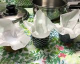 抗糖化おやつ：おから入米粉の抹茶蒸しパン作り方3写真