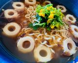 アートなラーメン♡菜の花と竹輪の醤油味作り方4写真
