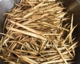 ★簡単★フライパンで５分　金平ごぼう作り方1写真