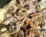 キャベツと豚肉のスタミナ蒸し作り方5写真