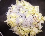 キャベツとしらすの和風パスタ作り方3写真